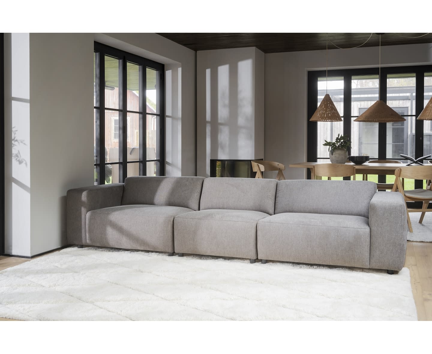 Rowico Home Willard 4-Sitzer Sofa Beige