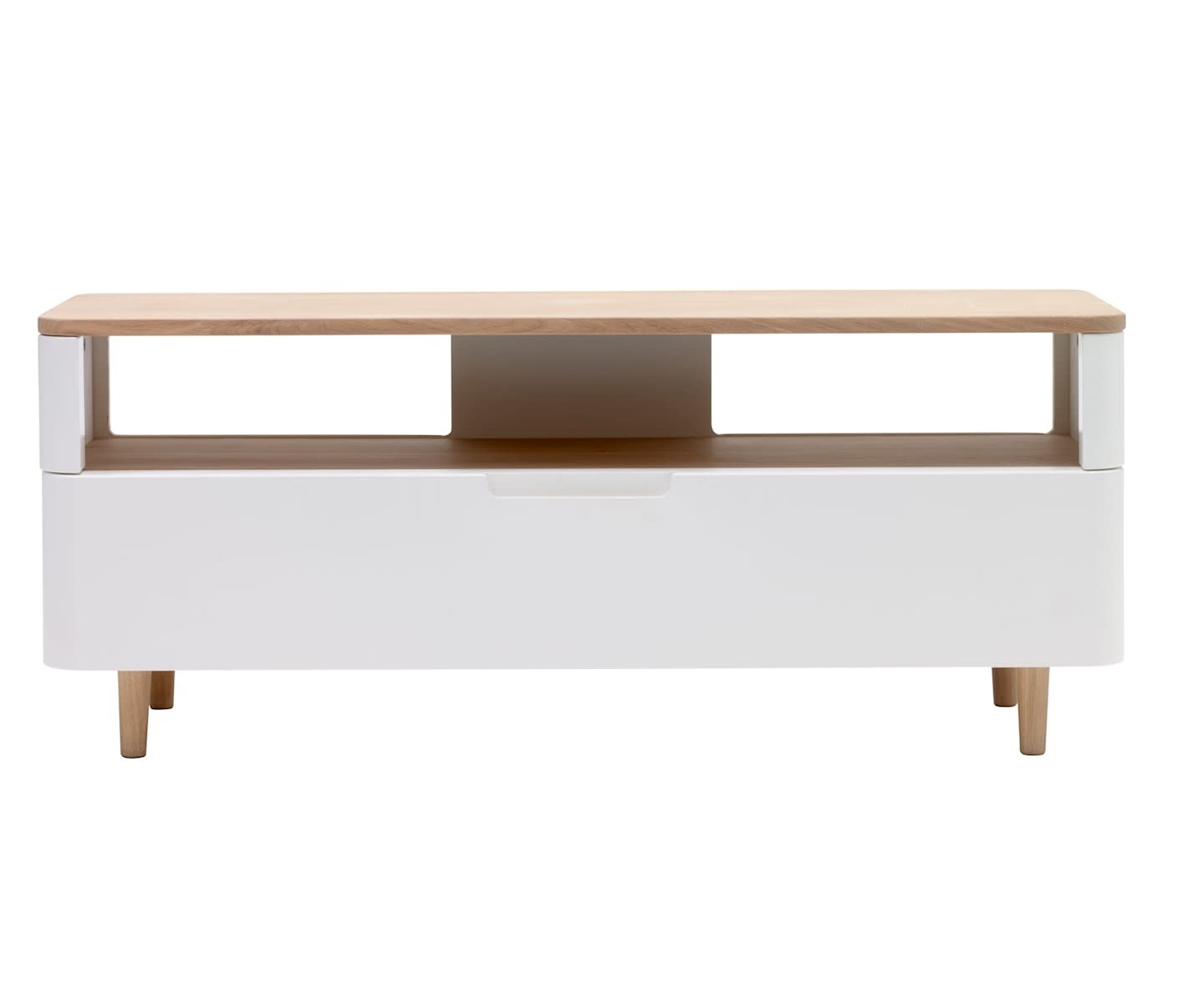 Sleepo Eliana TV-Bänk White/Oak 120cm