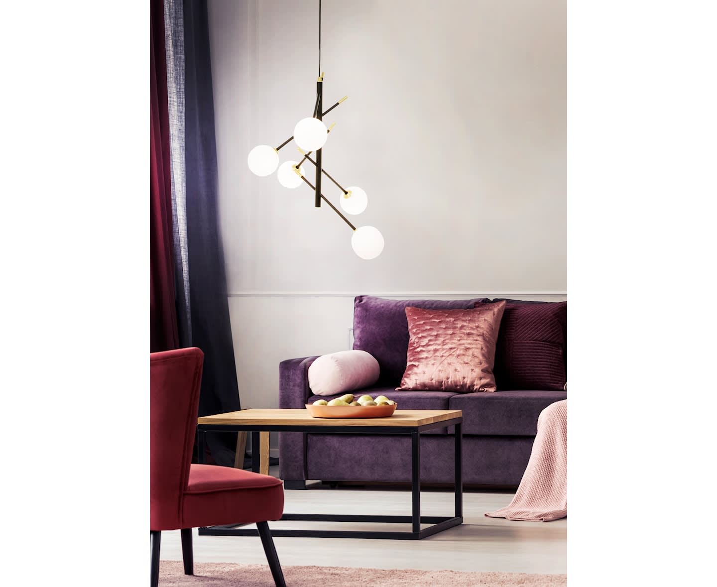 Aneta Lighting Chanelle Taklampa Svart