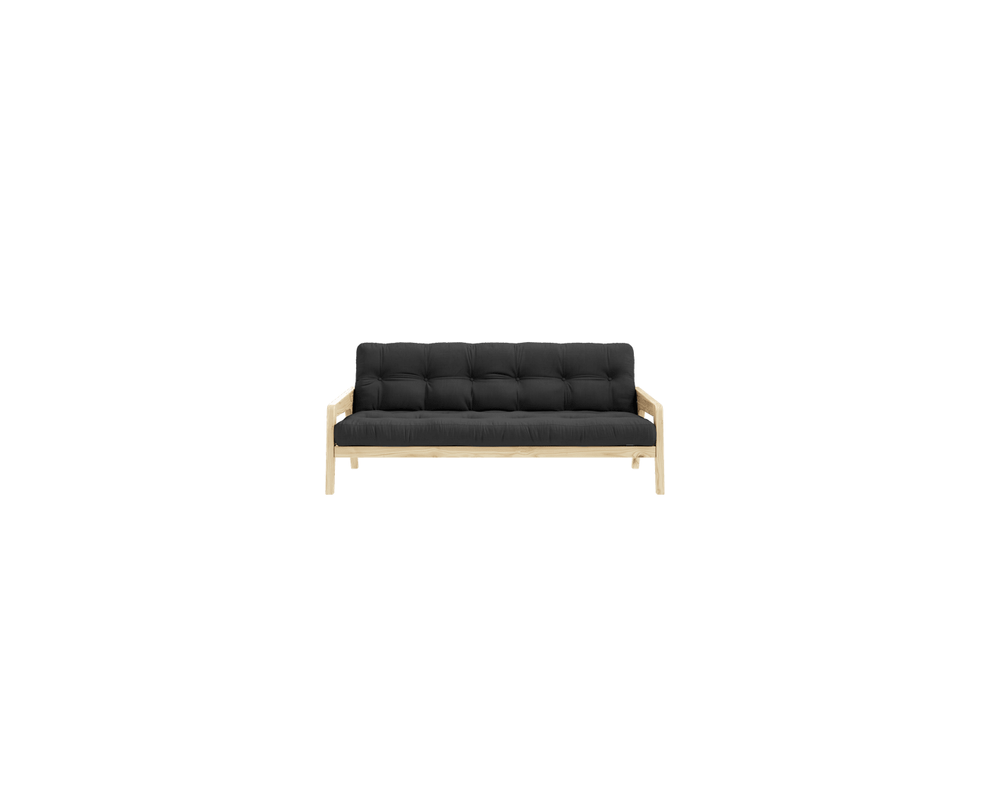 Karup Design Grab Bäddsoffa Natur/Dark Grey 204cm