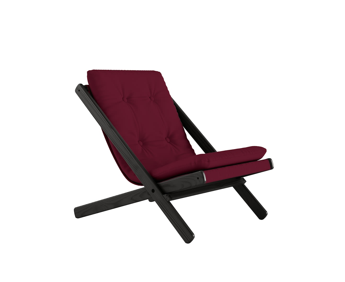 Karup Design Boogie Loungestuhl Schwarz/Bordeaux