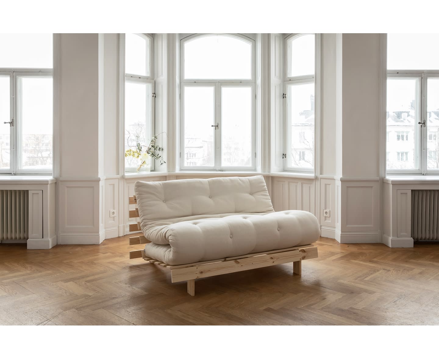 Karup Design Roots Schlafsofa Natur/Natural 140cm