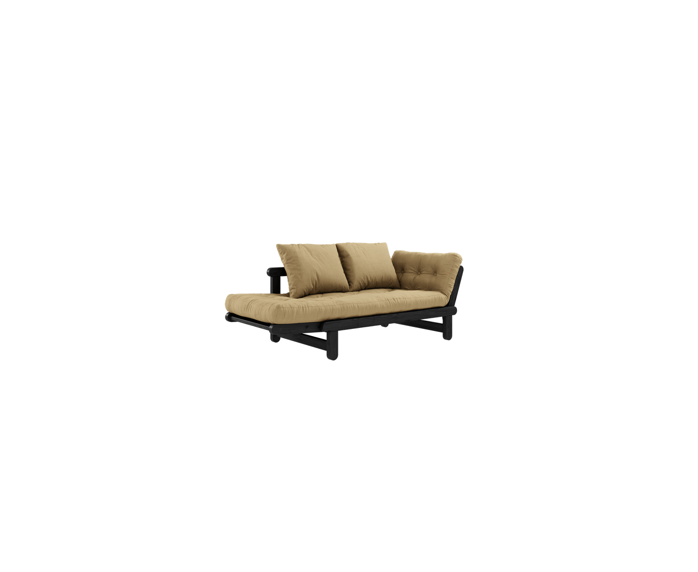 Karup Design Beat Bäddsoffa Svart/Wheat Beige 200cm