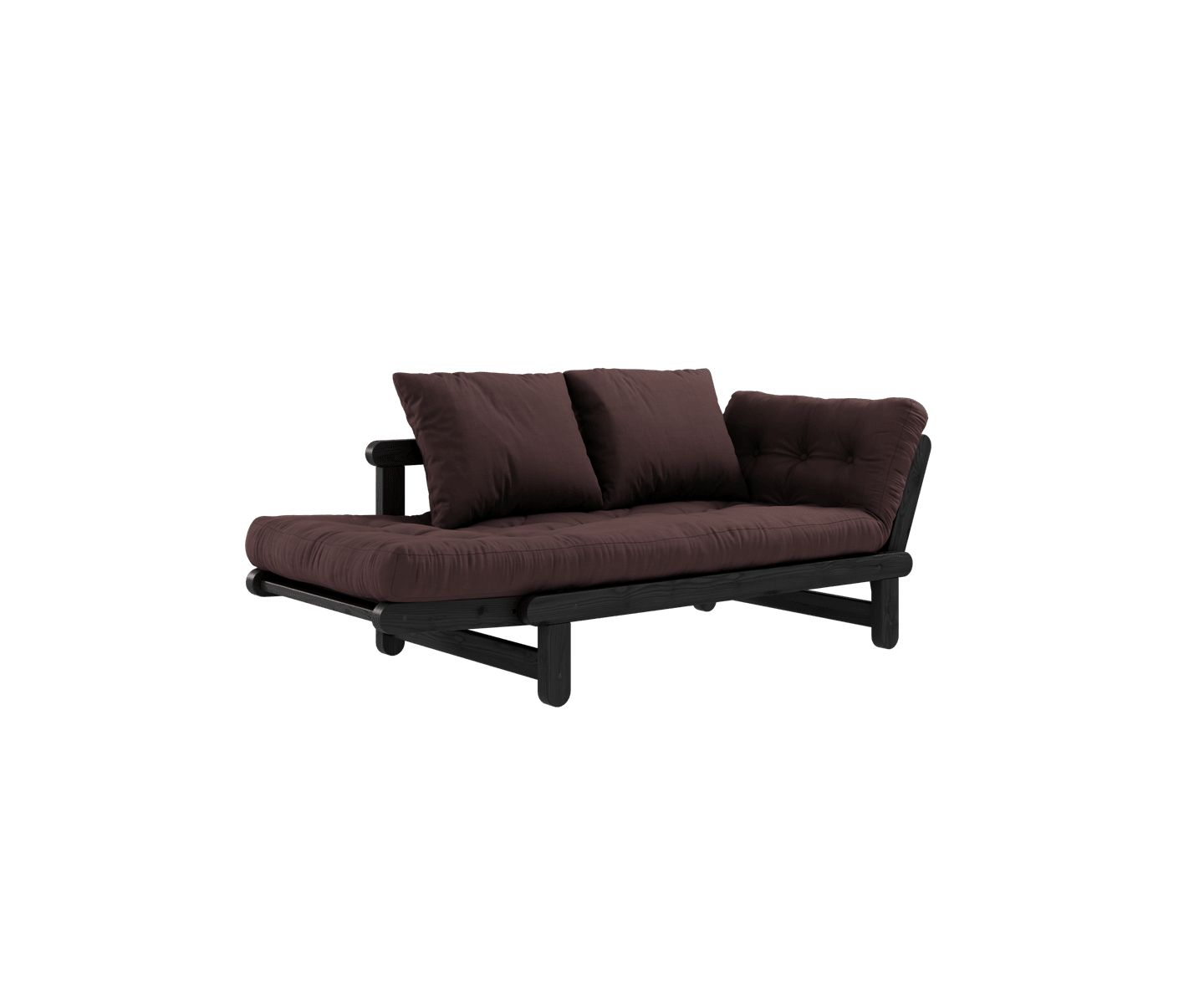 Karup Design Beat Sovesofa Svart/Brown 200cm