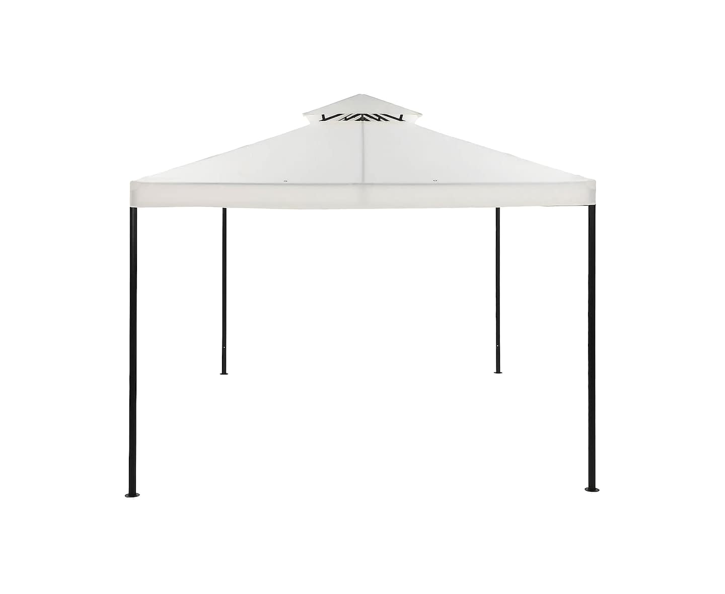 Nordic Outdoor Nilas Paviljong inkl Väggar Offwhite 3x3m