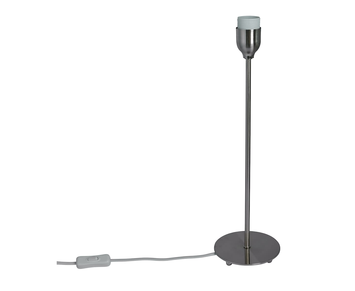 Watt &amp; Veke Line Lampfot Matt Chrome 45cm