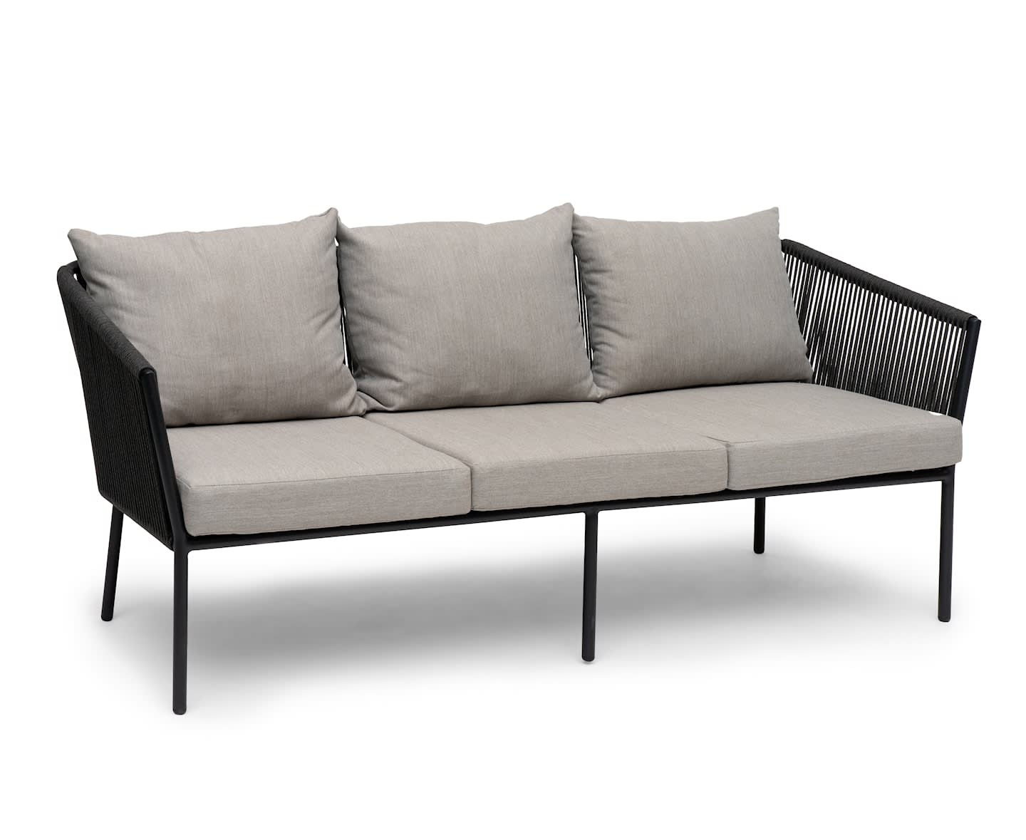 Hillerstorp Lersund Sofa Schwarz/Grau