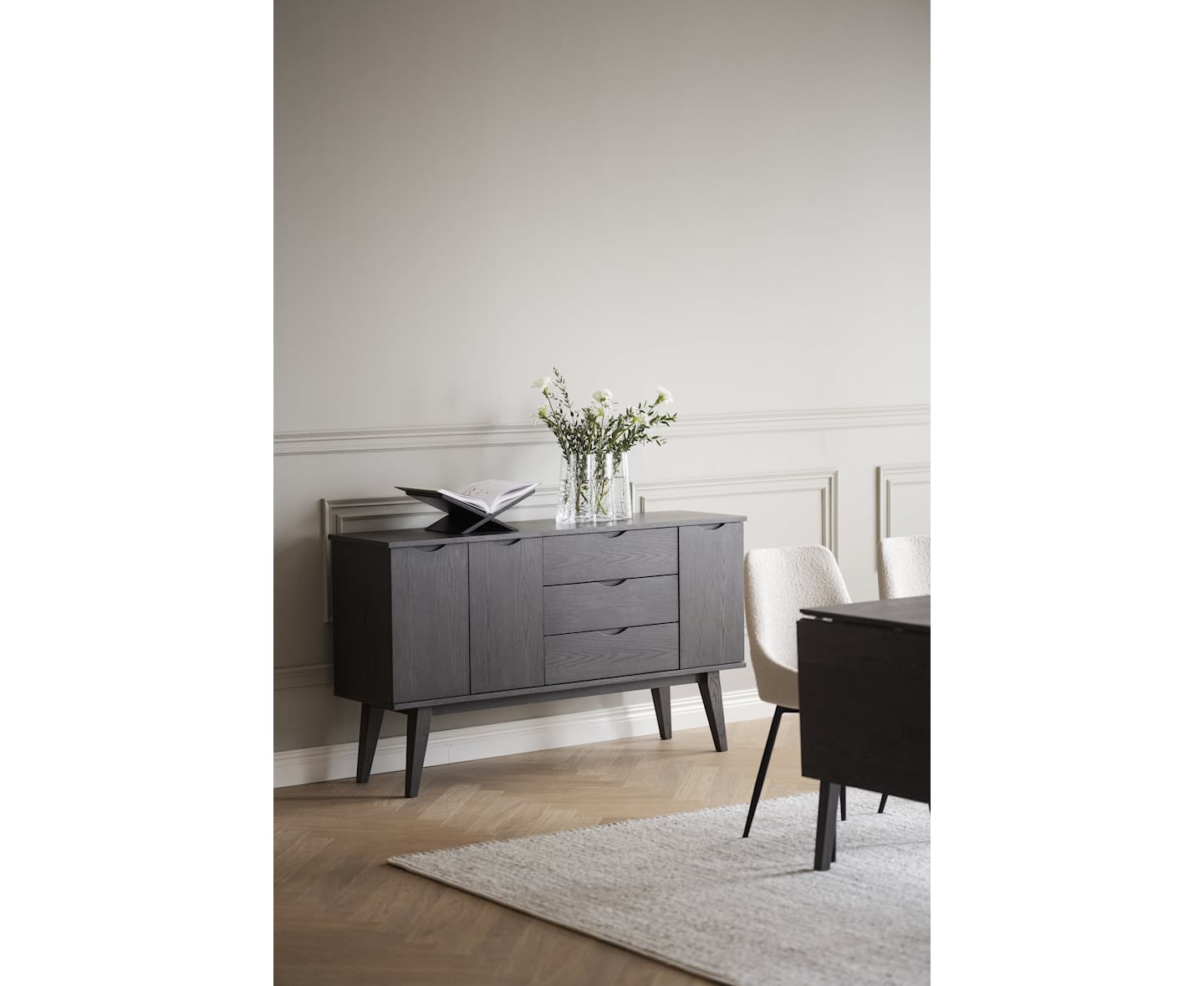 Rowico Home Filippa Sideboard Dunkelbraun 150cm