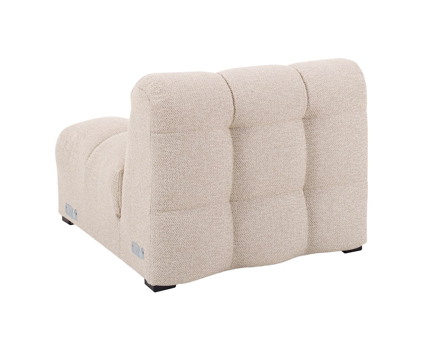 Sleepo Billie 1-Seters Sofa Modul Beige Bouclé 84cm