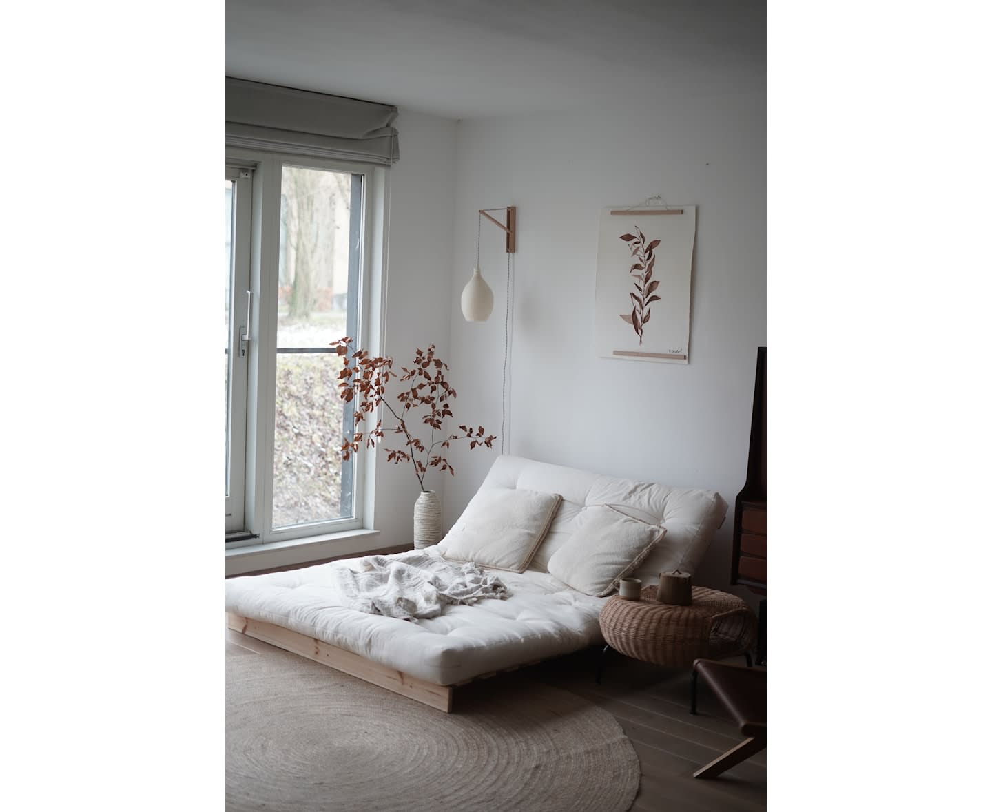 Karup Design Roots Bäddsoffa Natur/Beige 140cm