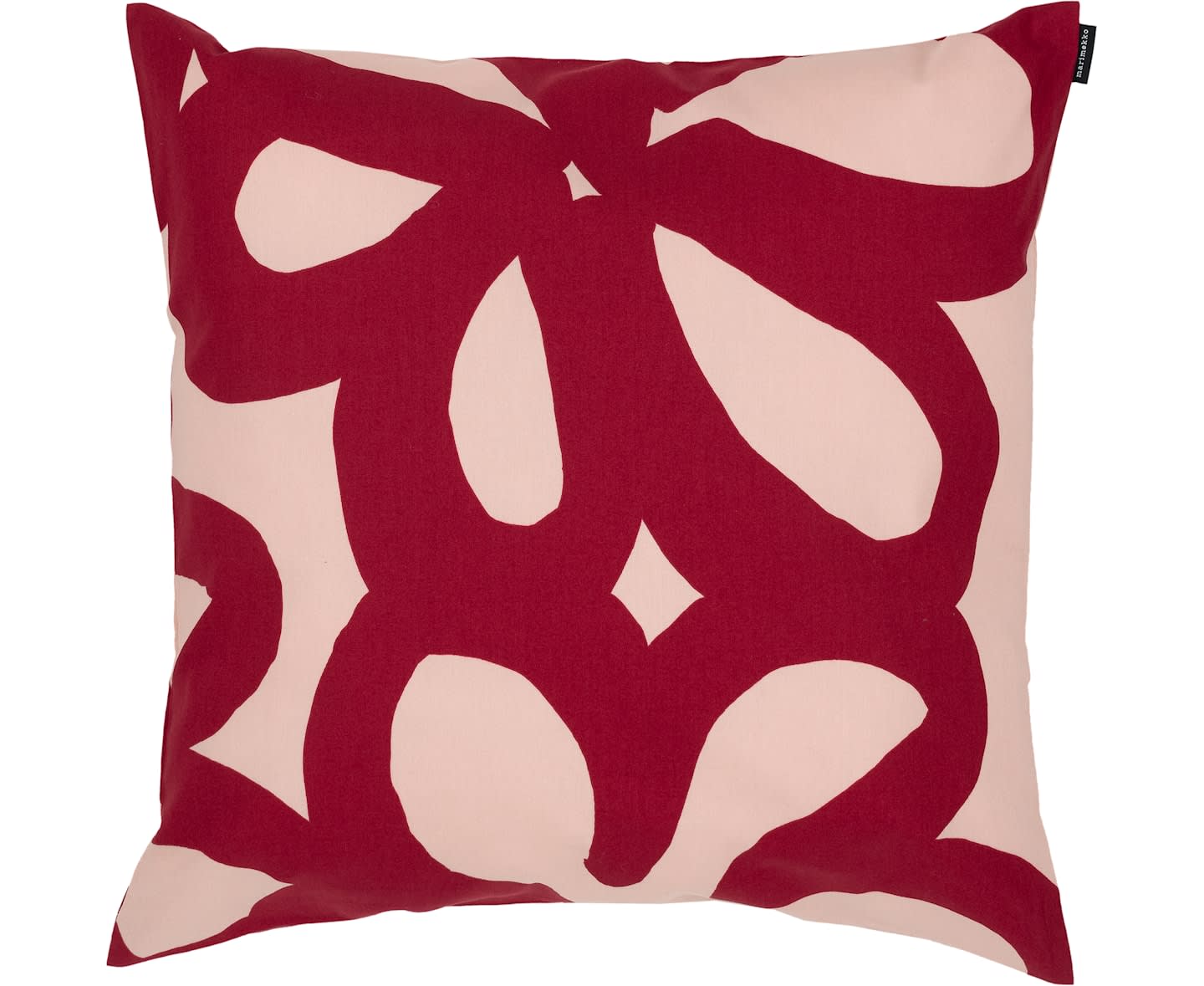 Marimekko Jättikukka Kuddfodral Light Red/Dark Red 50x50