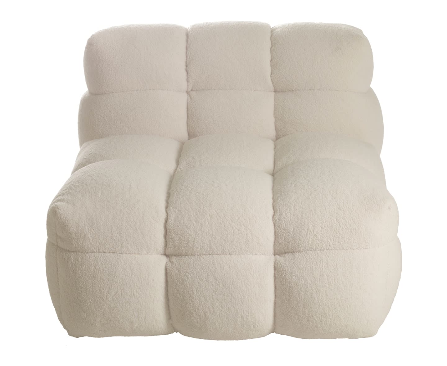 Sleepo Billie Loungesessel Creme Teddy 89cm