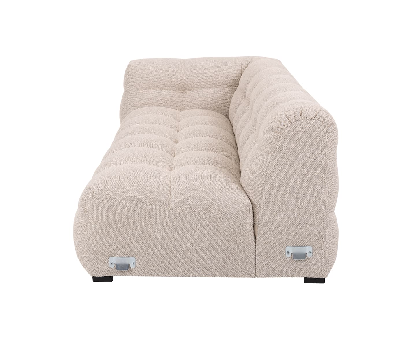 Sleepo Billie 3-Seters Sofa Modul Venstre Armlene Beige Bouclé 202cm