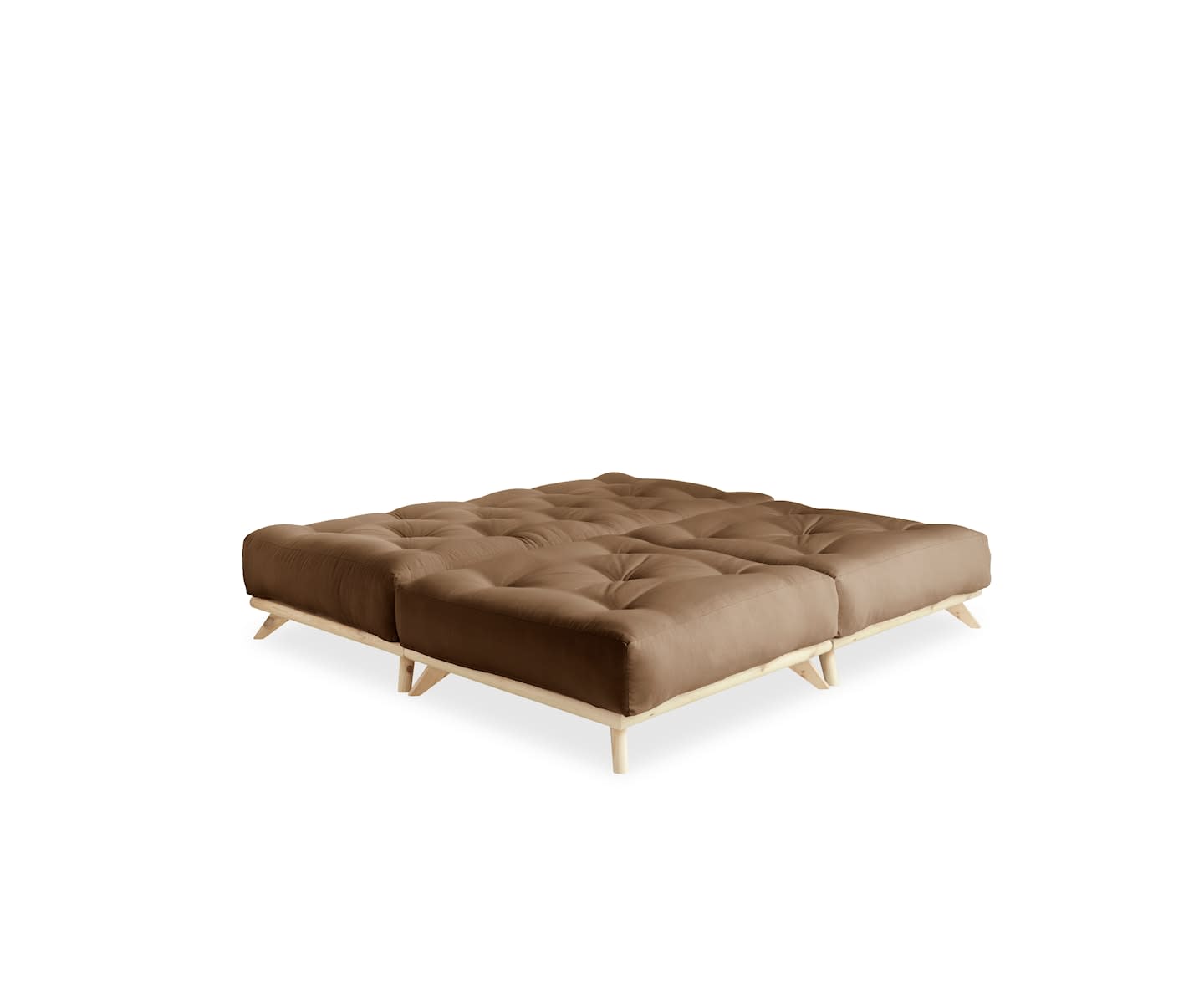 Karup Design Senza Bäddsoffa Natur/Mocca 200cm