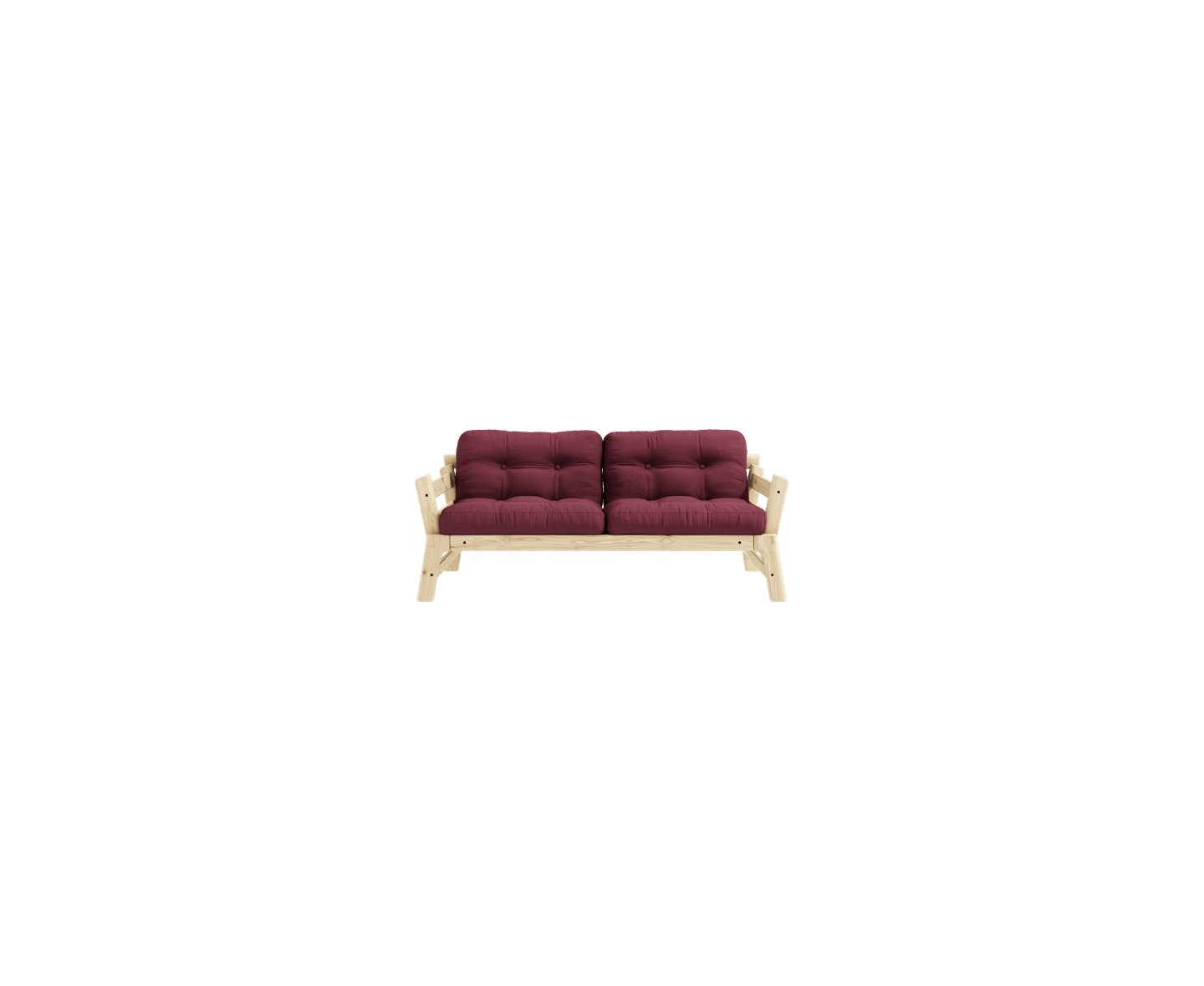 Karup Design Step Bäddsoffa Natur/Bordeaux 200cm