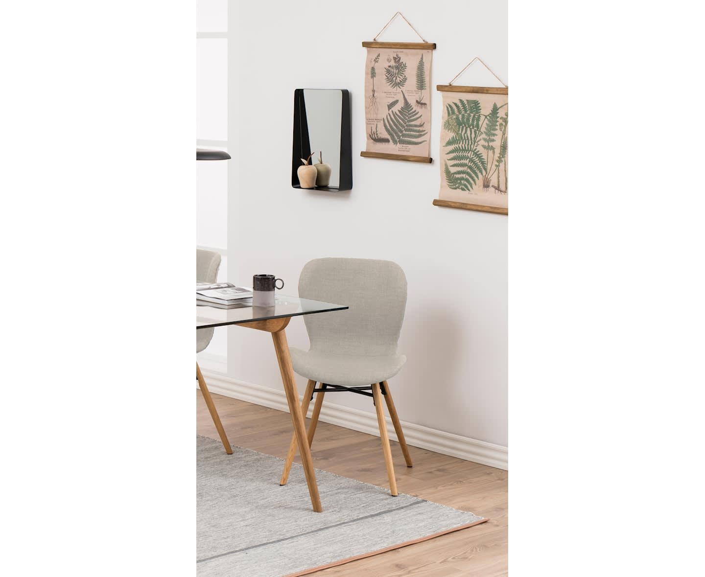 Nordic Home Cloe Spisestol Natur/Eik