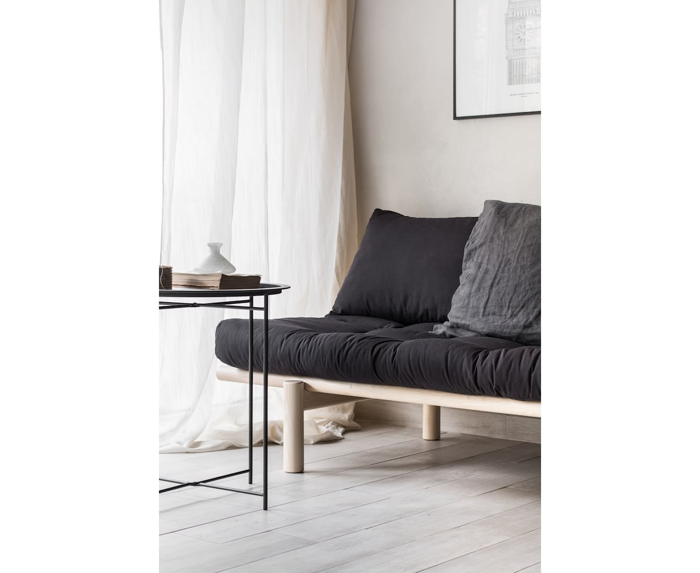 Karup Design Pace Sohvasänky Luonnonväri/Mokka 200 cm