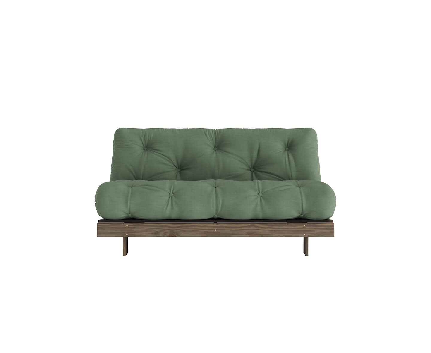 Karup Design Roots Bäddsoffa Brun/Olive Green 160cm