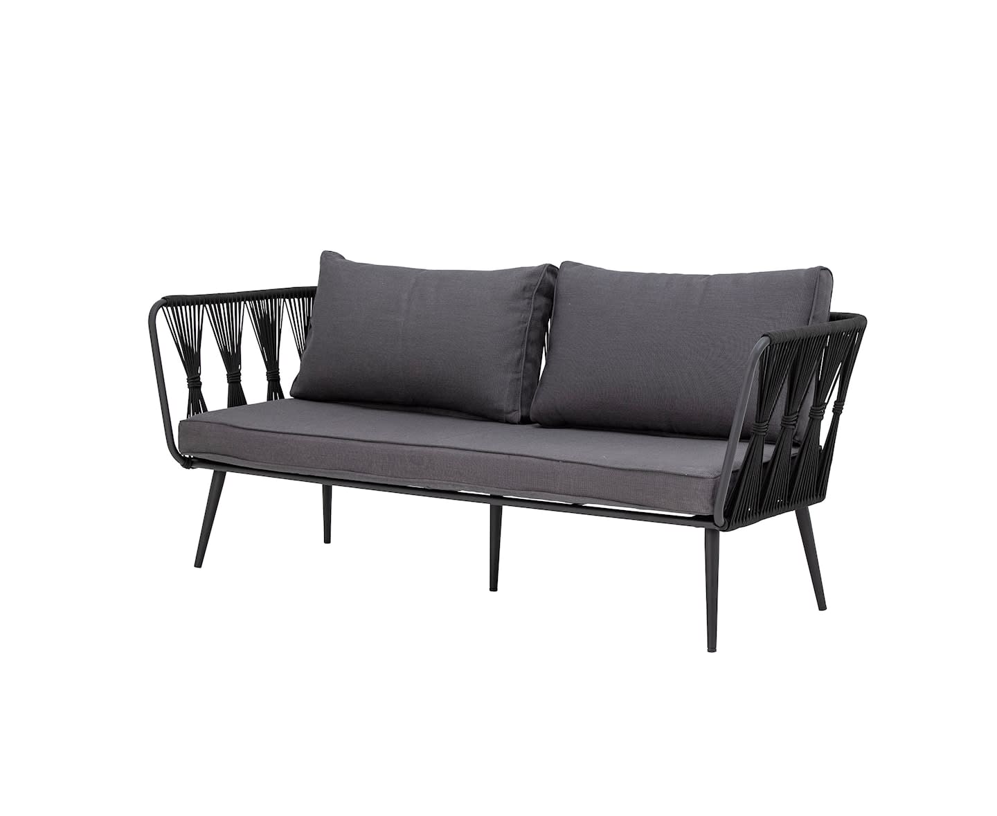 Bloomingville Pavone Lounge-sohva Musta 174cm