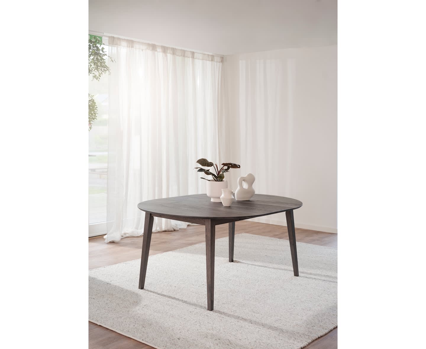 Rowico Home Filippa Esstisch Braun Ø120/165cm