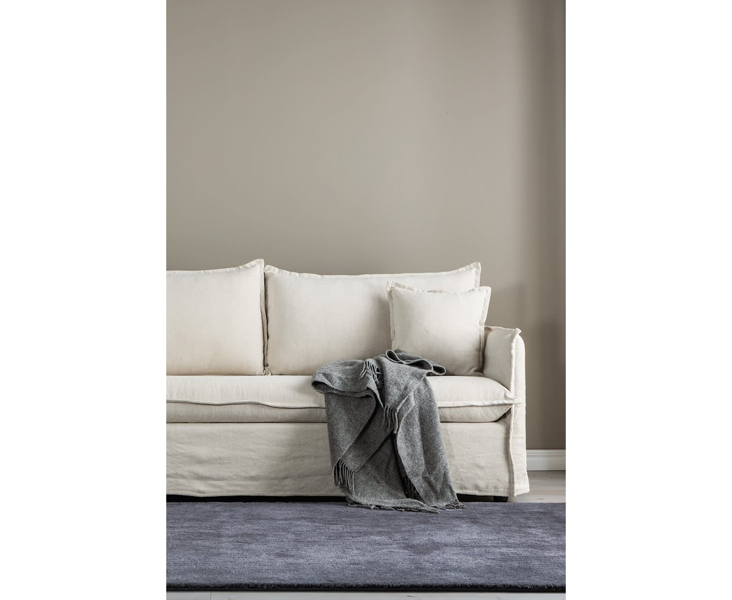 Nordic Home Denise 3-sits Soffa Beige