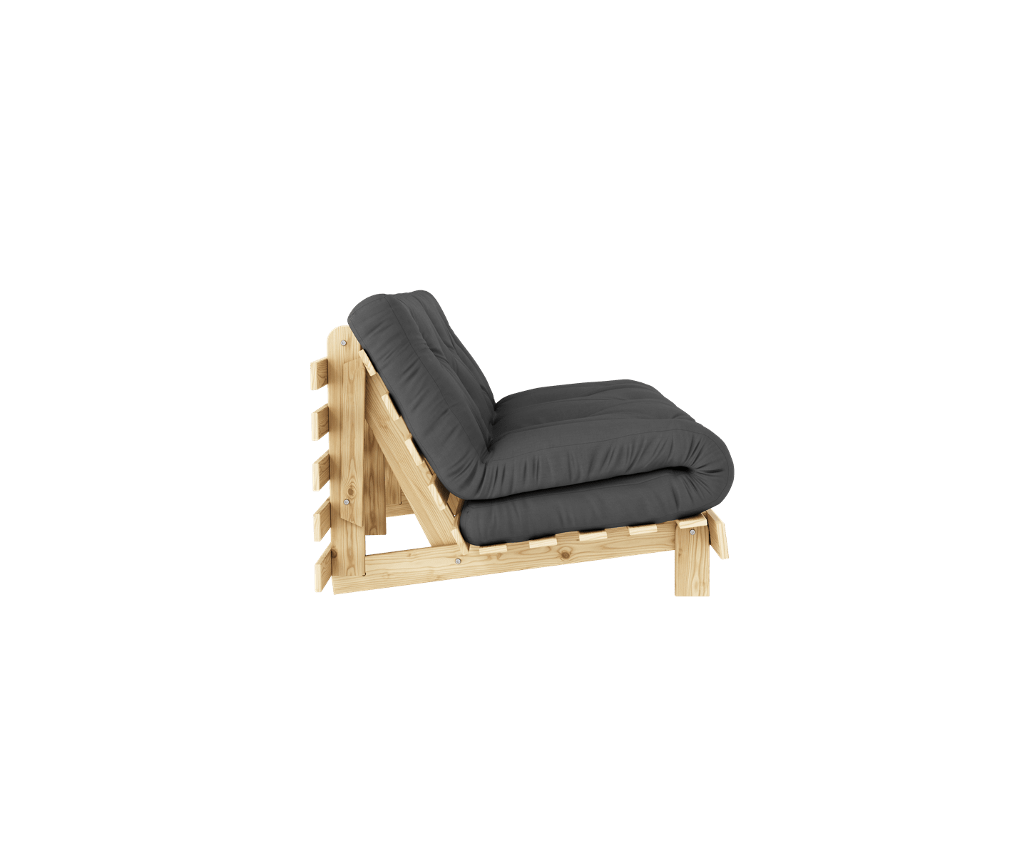 Karup Design Roots Schlafsofa Natur/Dunkelgrau 160cm