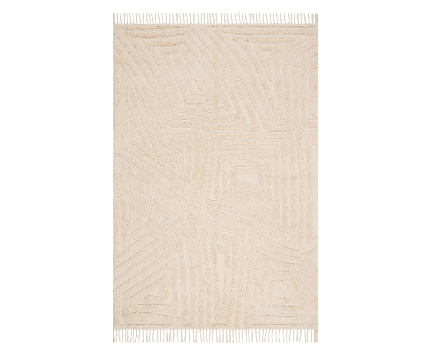 Nordic Home Chelsie Style Bomullsmatta Creme 160x230