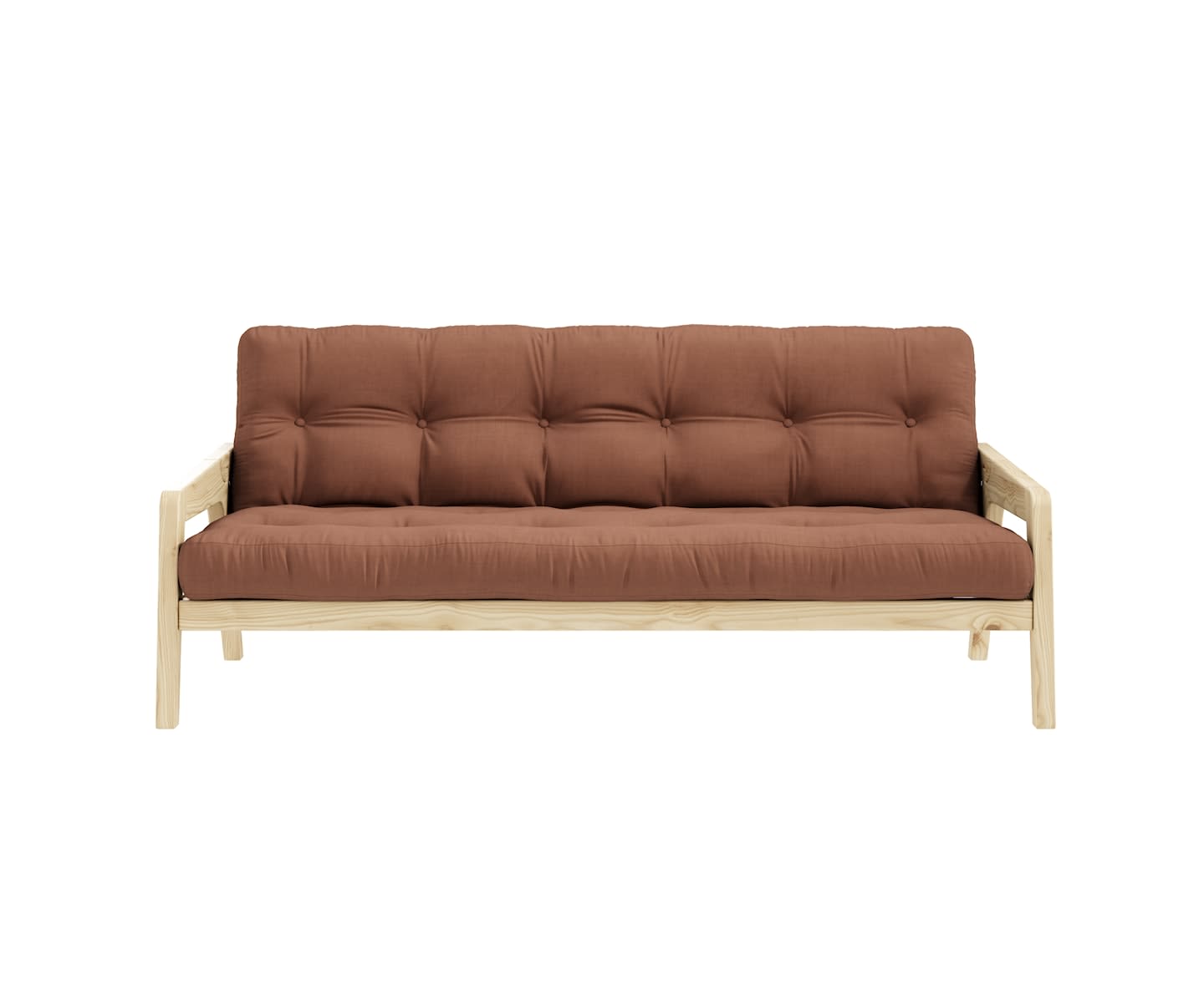 Karup Design Grab Bäddsoffa Natur/Clay Brown 204cm