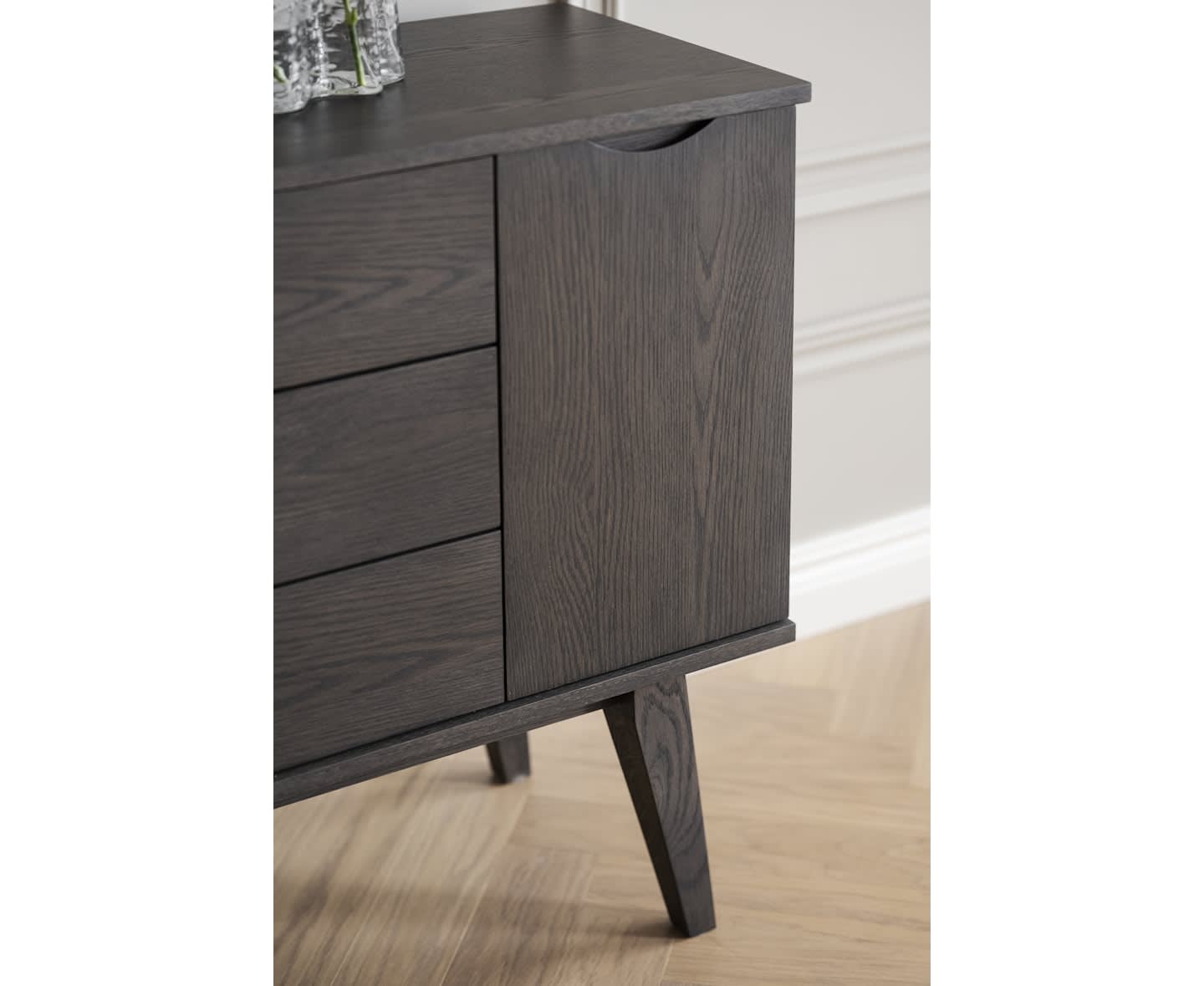 Rowico Home Filippa Sideboard Dunkelbraun 150cm