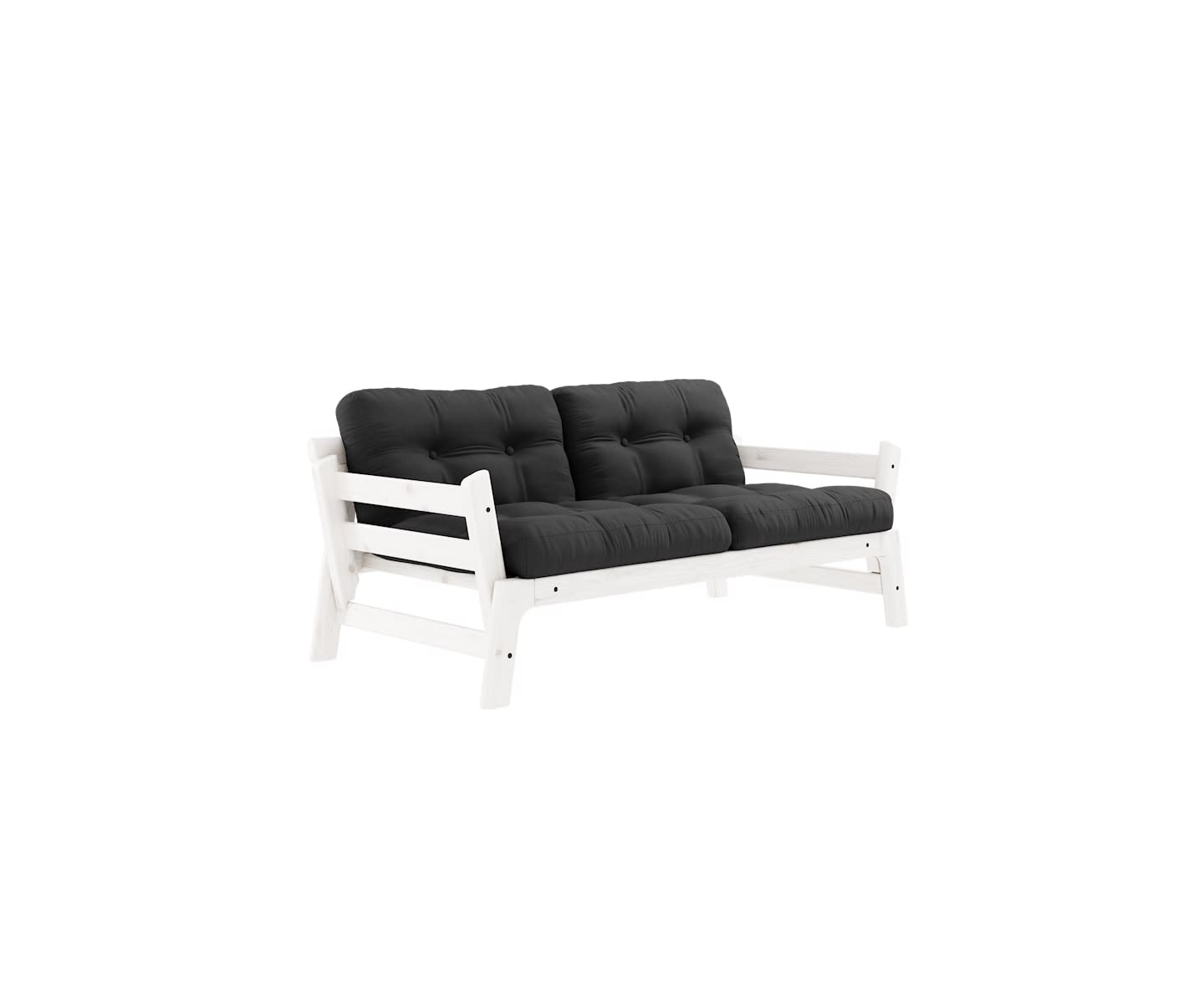 Karup Design Step Bäddsoffa Vit/Dark Grey 200cm