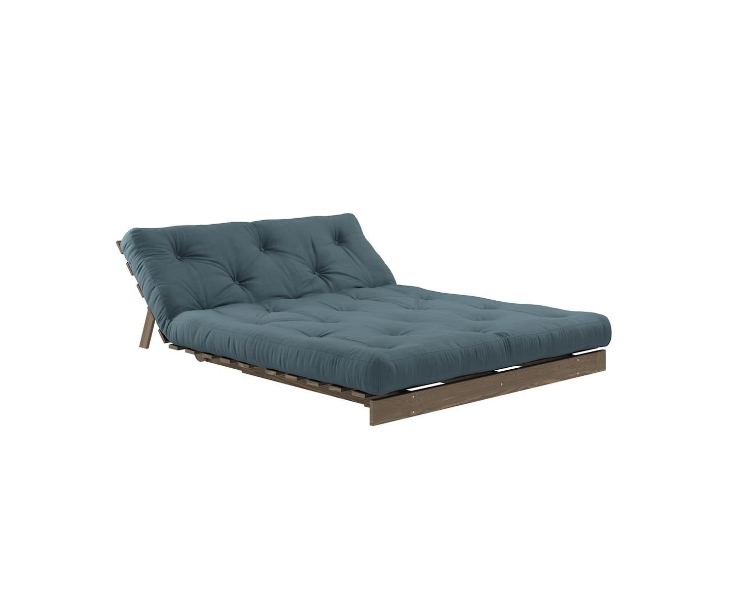 Karup Design Roots Sovesofa Brun/Petrol Blue 140cm