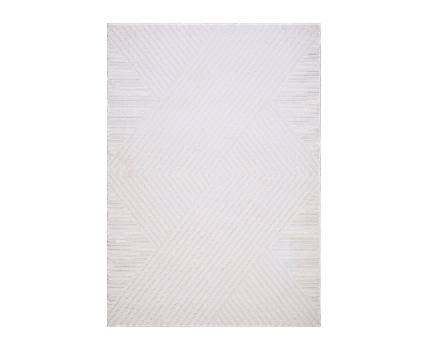 Nordic Home Cordelia Lines Matta Creme 160x230