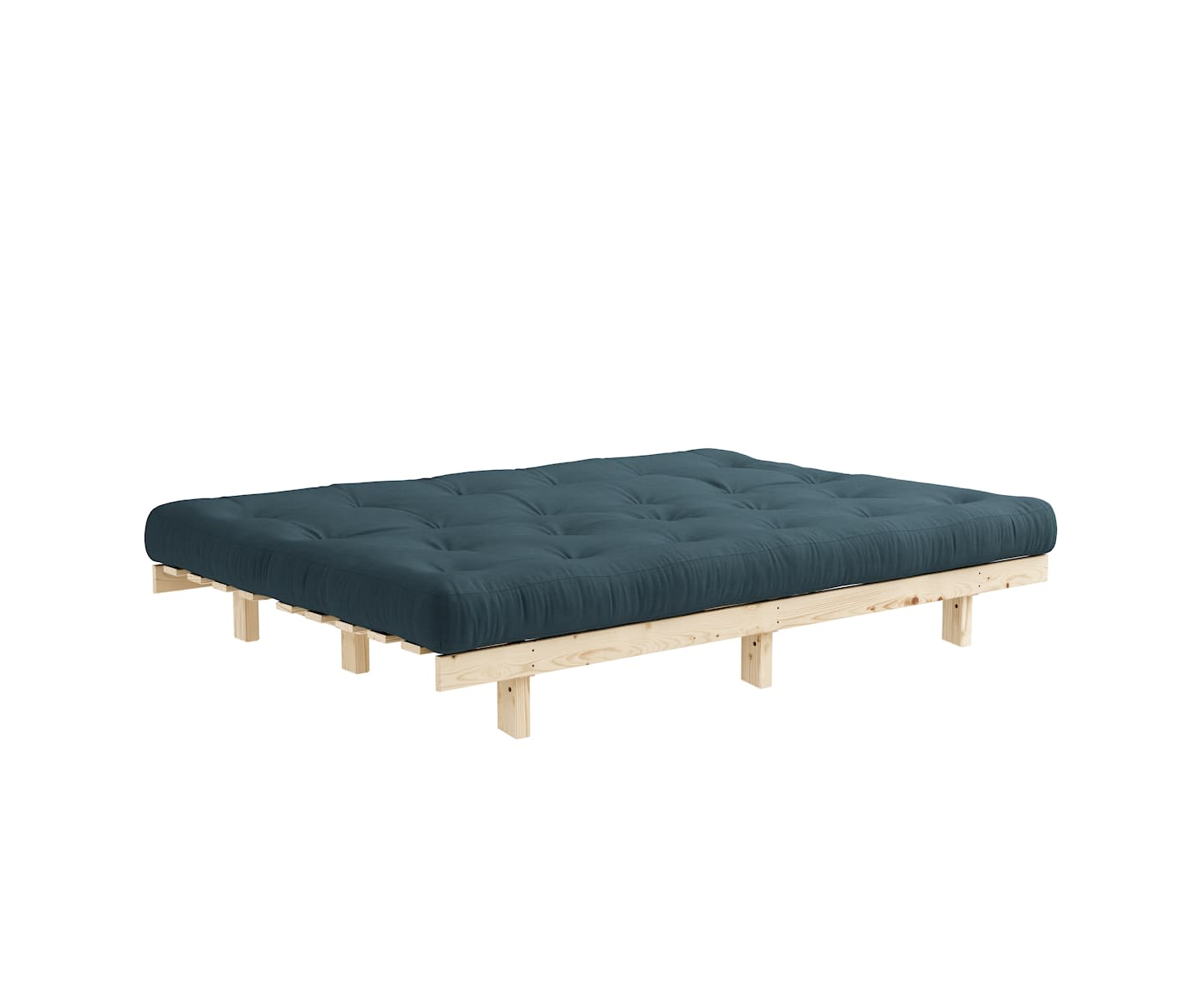 Karup Design Lean Schlafsofa Natur/Petrolblau 190cm