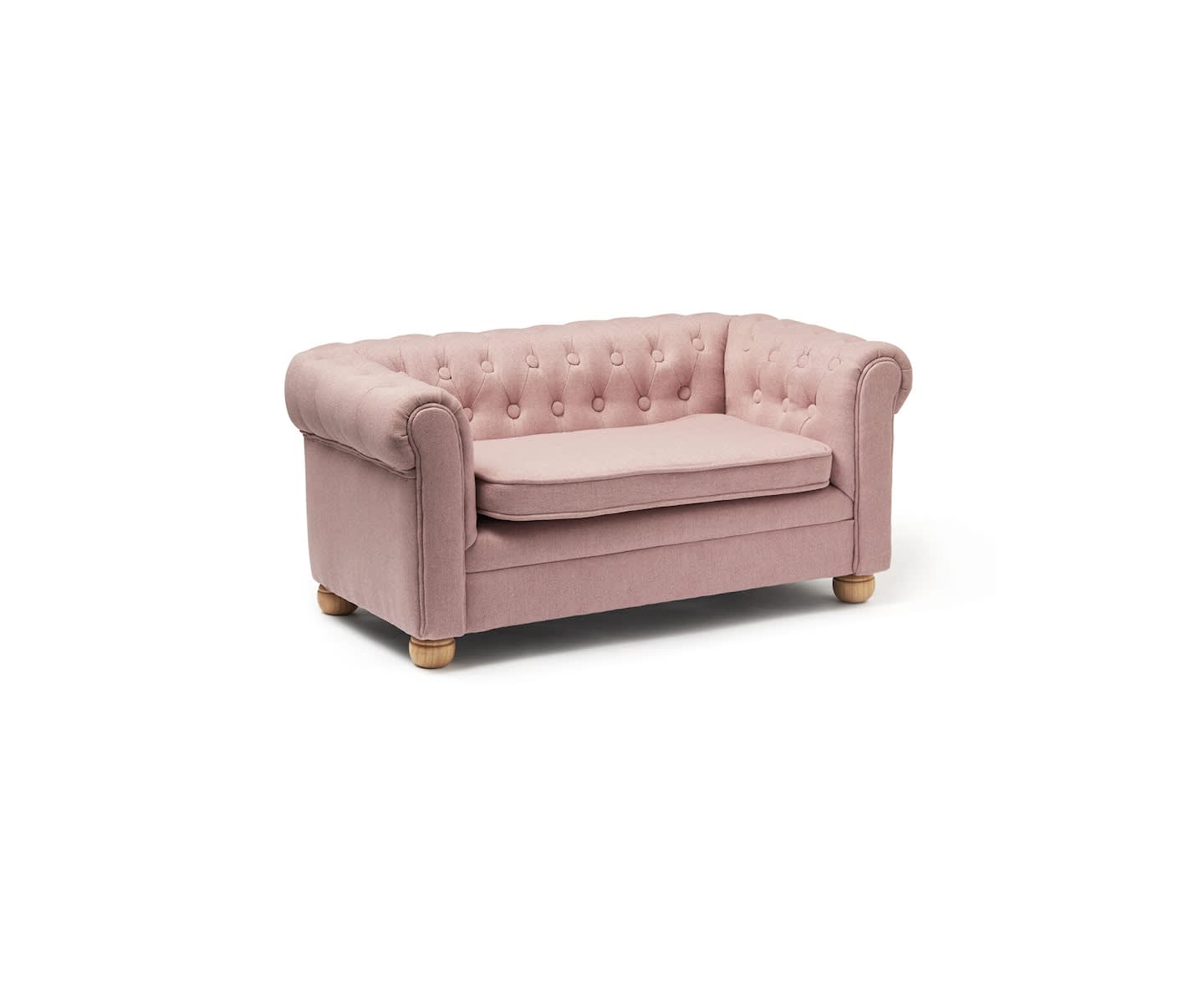 Kids Concept Chesterfield Soffa Liten Rosa