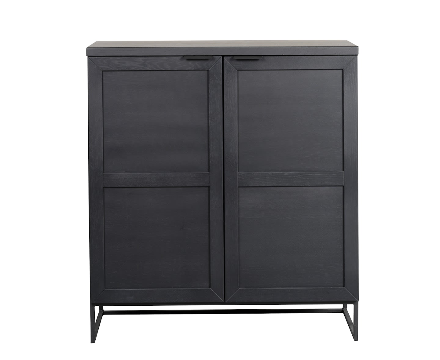 Rowico Home Everett Schrank mit Holztüren Schwarz 105cm