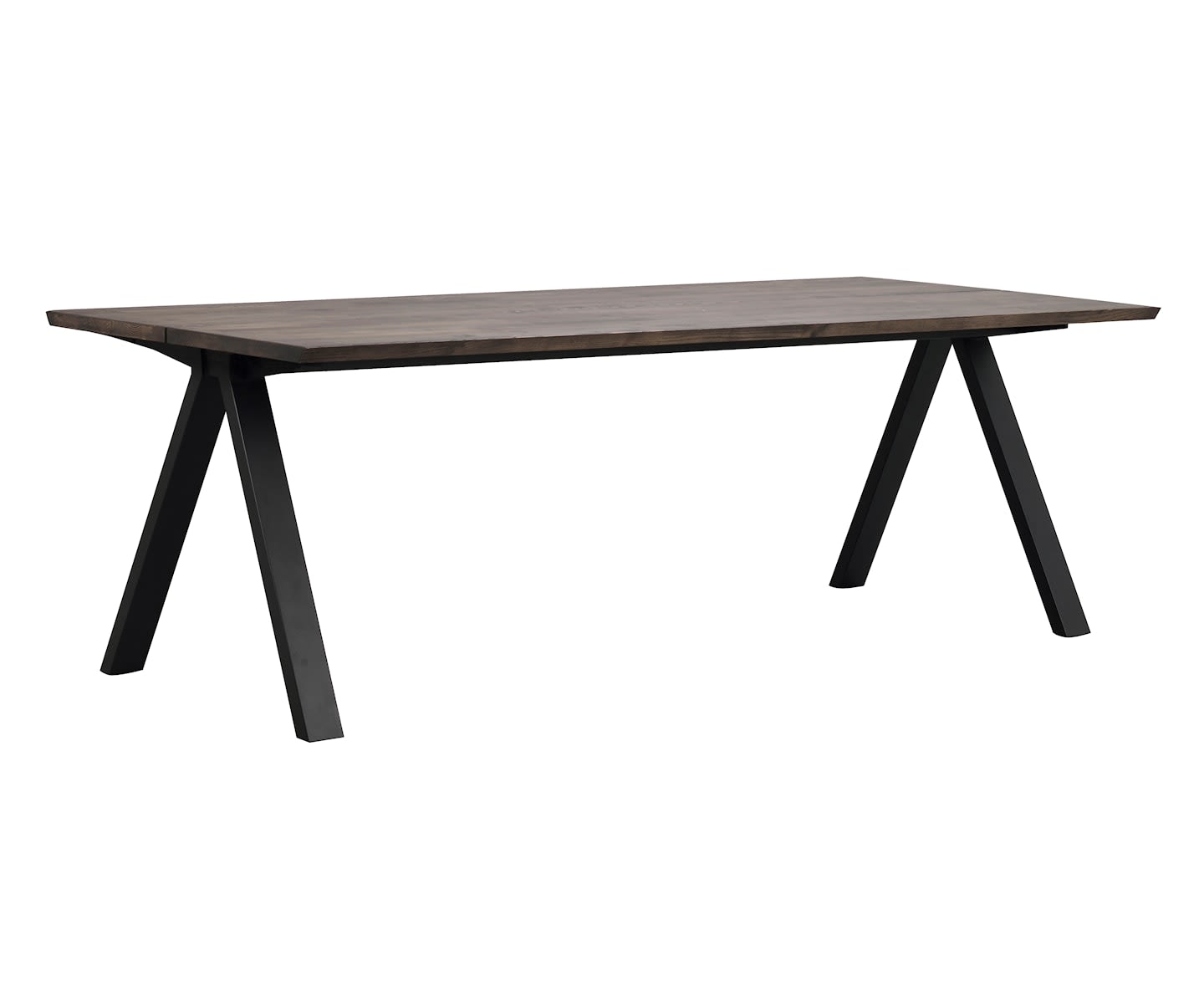 Rowico Home Carradale Matbord V-ben Brun/Svart 220cm