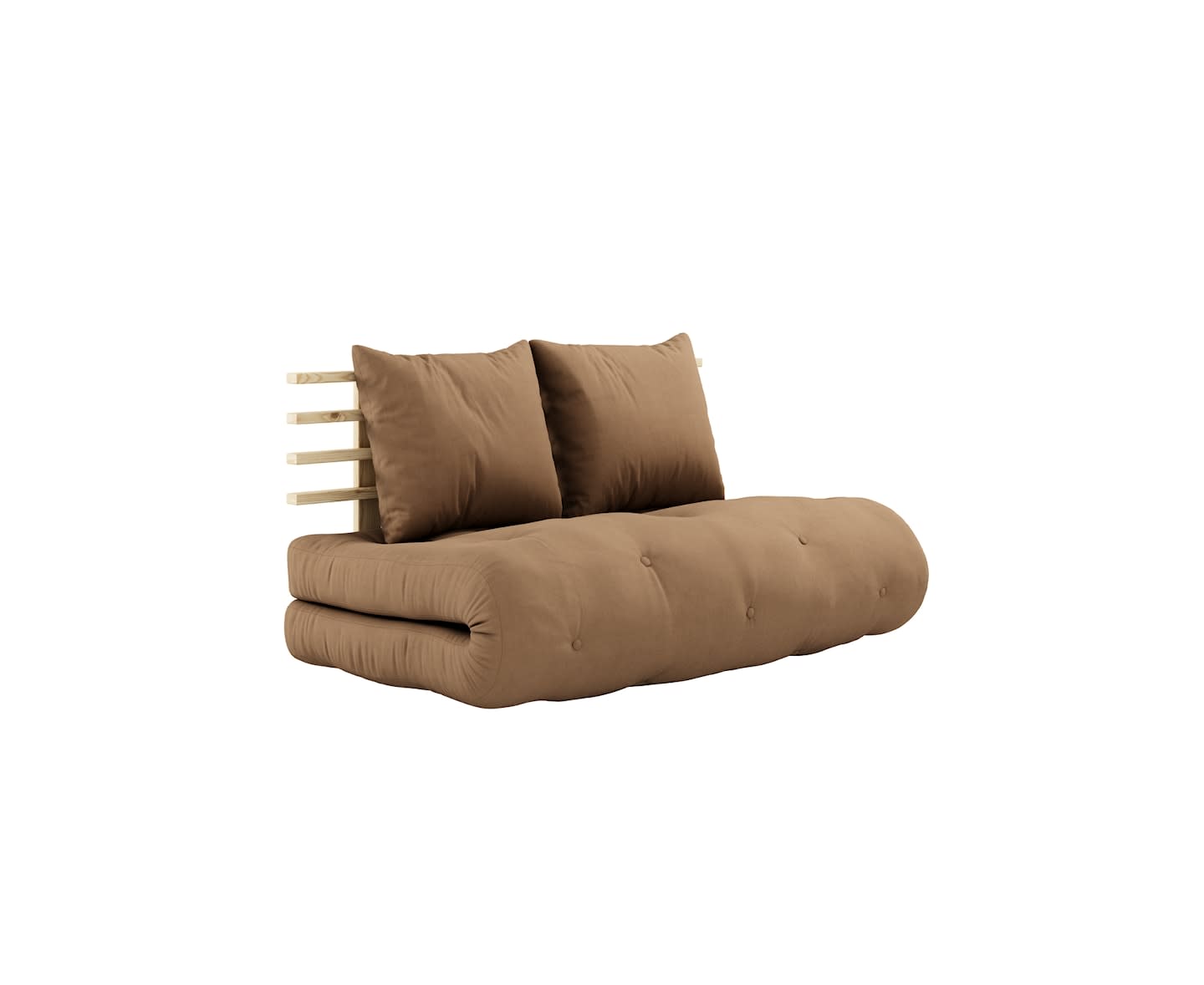 Karup Design Shin Sano Bäddsoffa Natur/Mocca 140cm