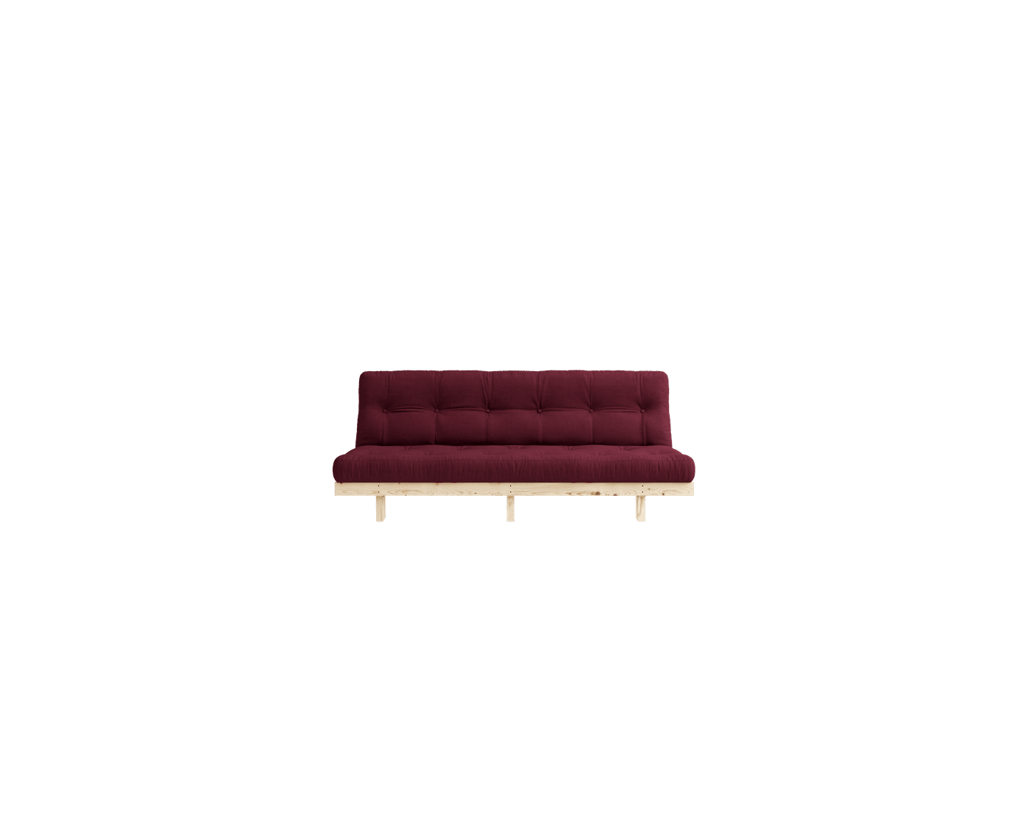 Karup Design Lean Vuodesohva Natur/Bordeaux 190cm