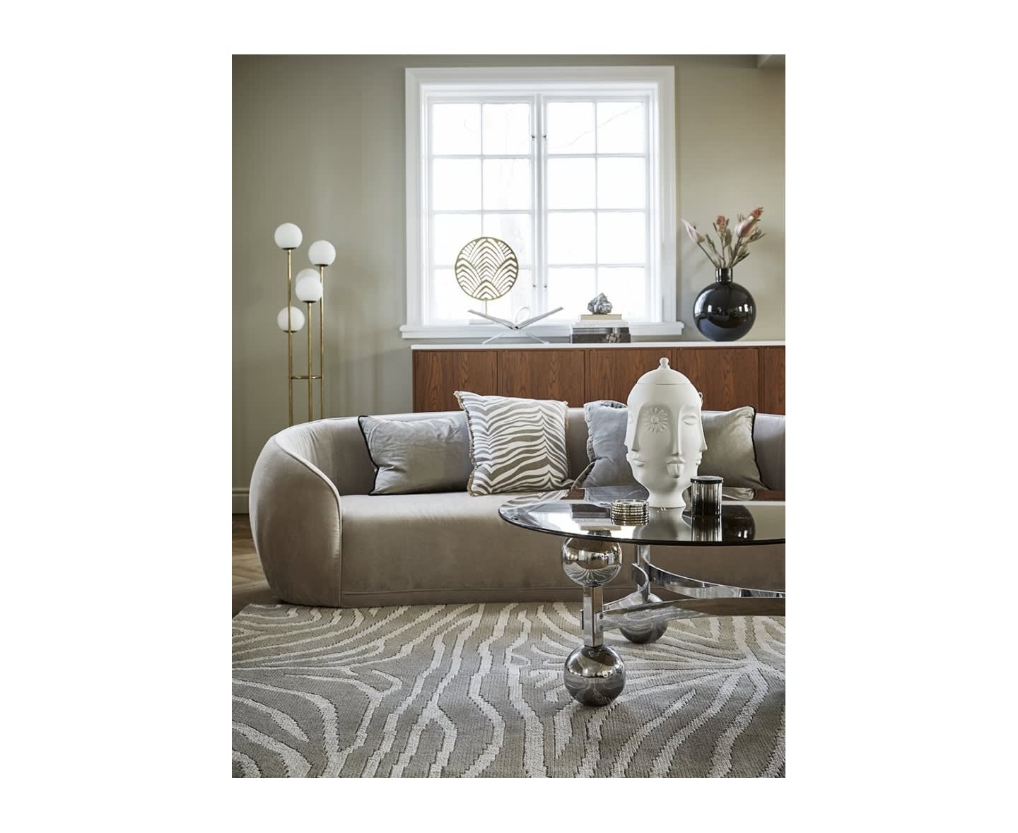 Classic Collection Zebra Prydnadskudde Simply Taupe 50x50