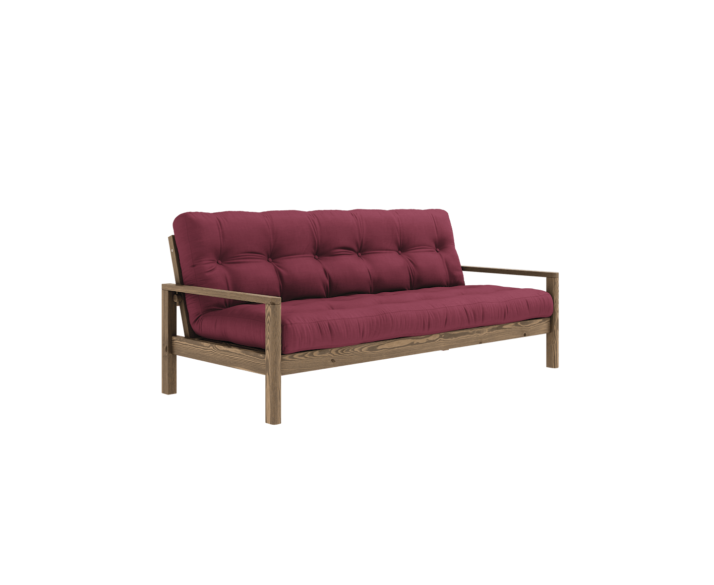 Karup Design Knob Bäddsoffa Brun/Bordeaux 130cm