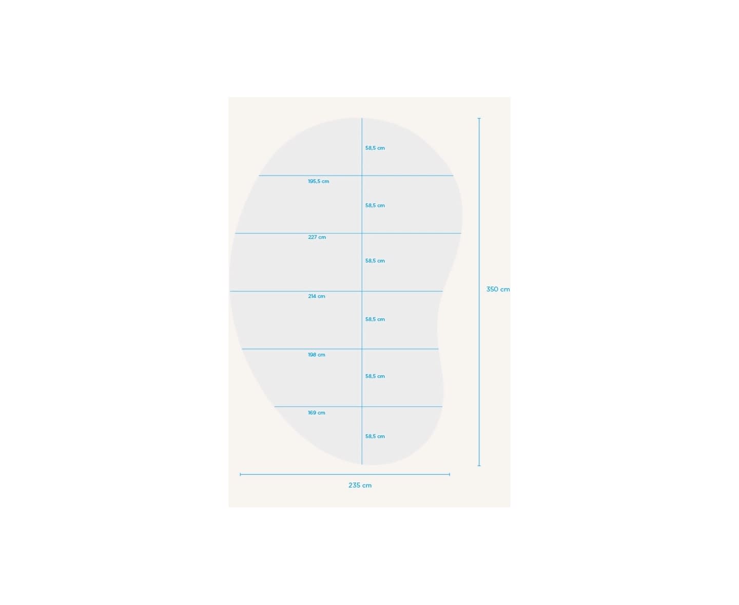 Layered Residue Villamatto Bone White 235 x 350