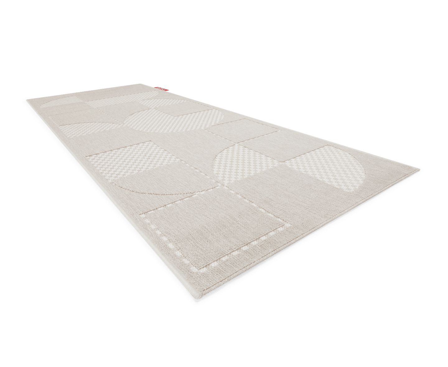 Fatboy Carpretty Catwalk Outdoor Teppich Jigsaw Cream/White 80x200