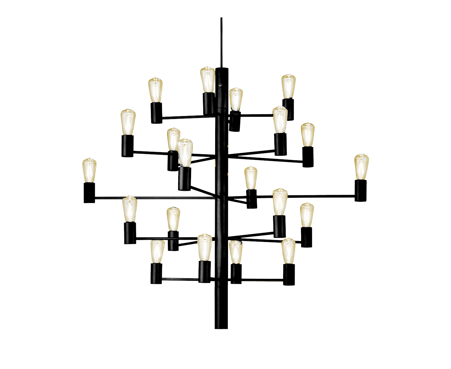 Herstal Manola 20 LED-Deckenleuchte Schwarz