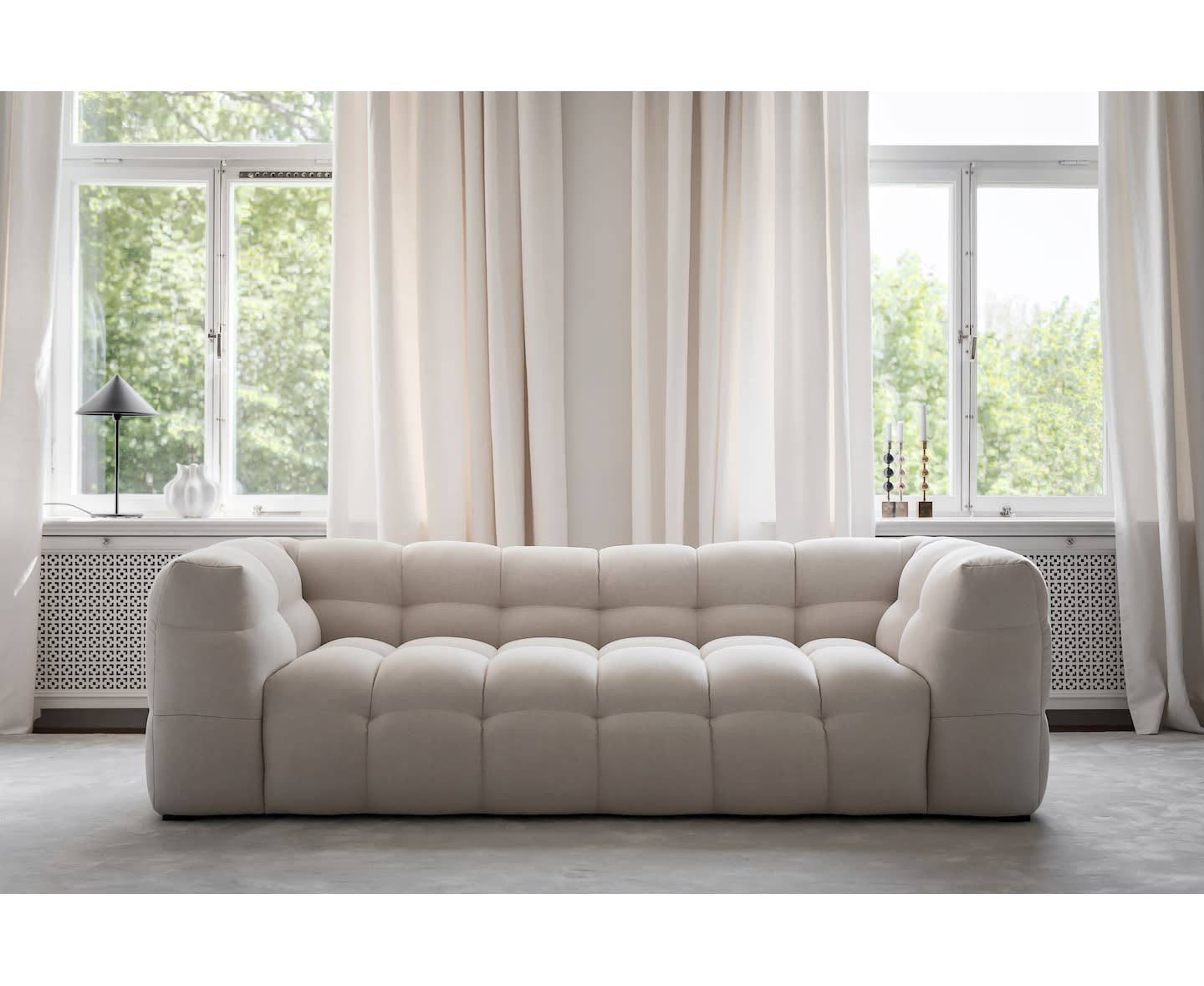 Sleepo Billie 3-Sitzer Sofa Nature