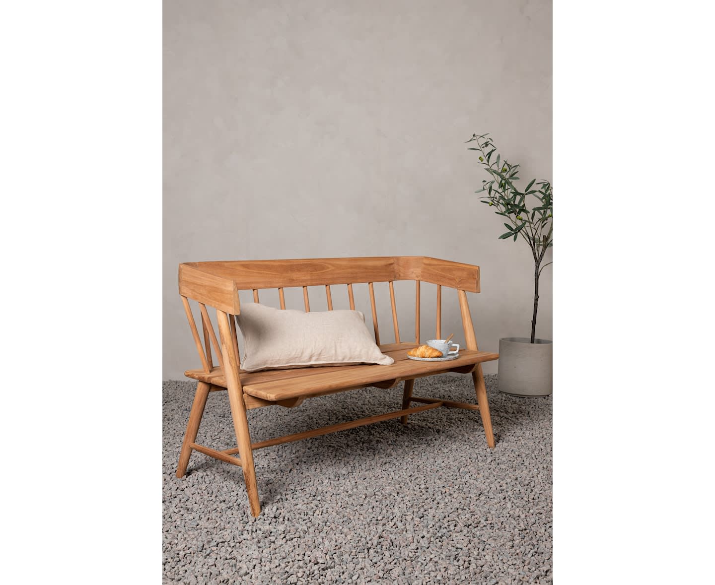 Sleepo Sture 2-sits Loungesoffa Teak