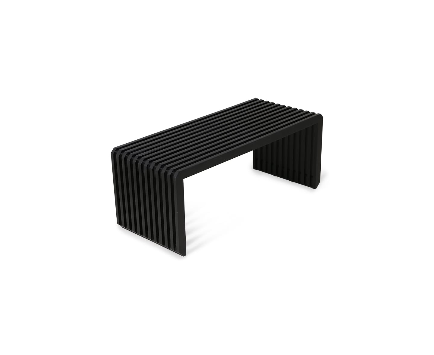 HKliving Slatted Penkki Musta 96 cm