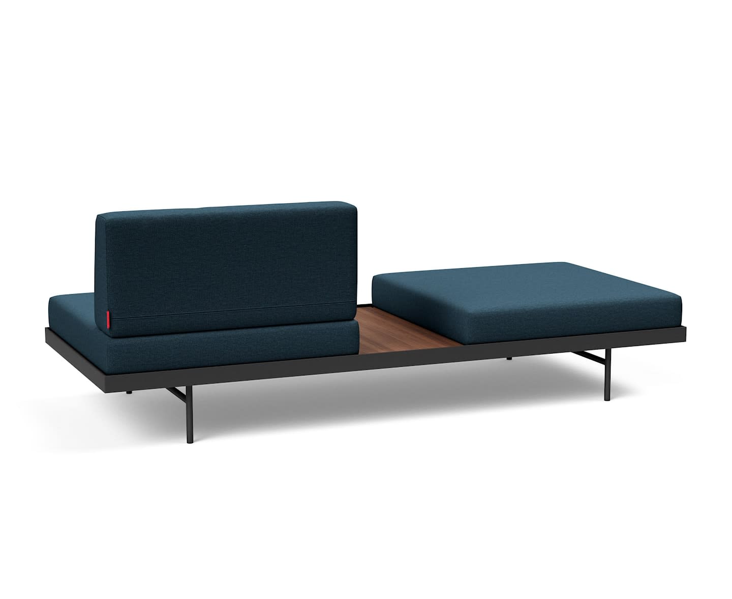 Innovation Living Puri Dagbädd Walnut/Argus Navy Blue 80x195