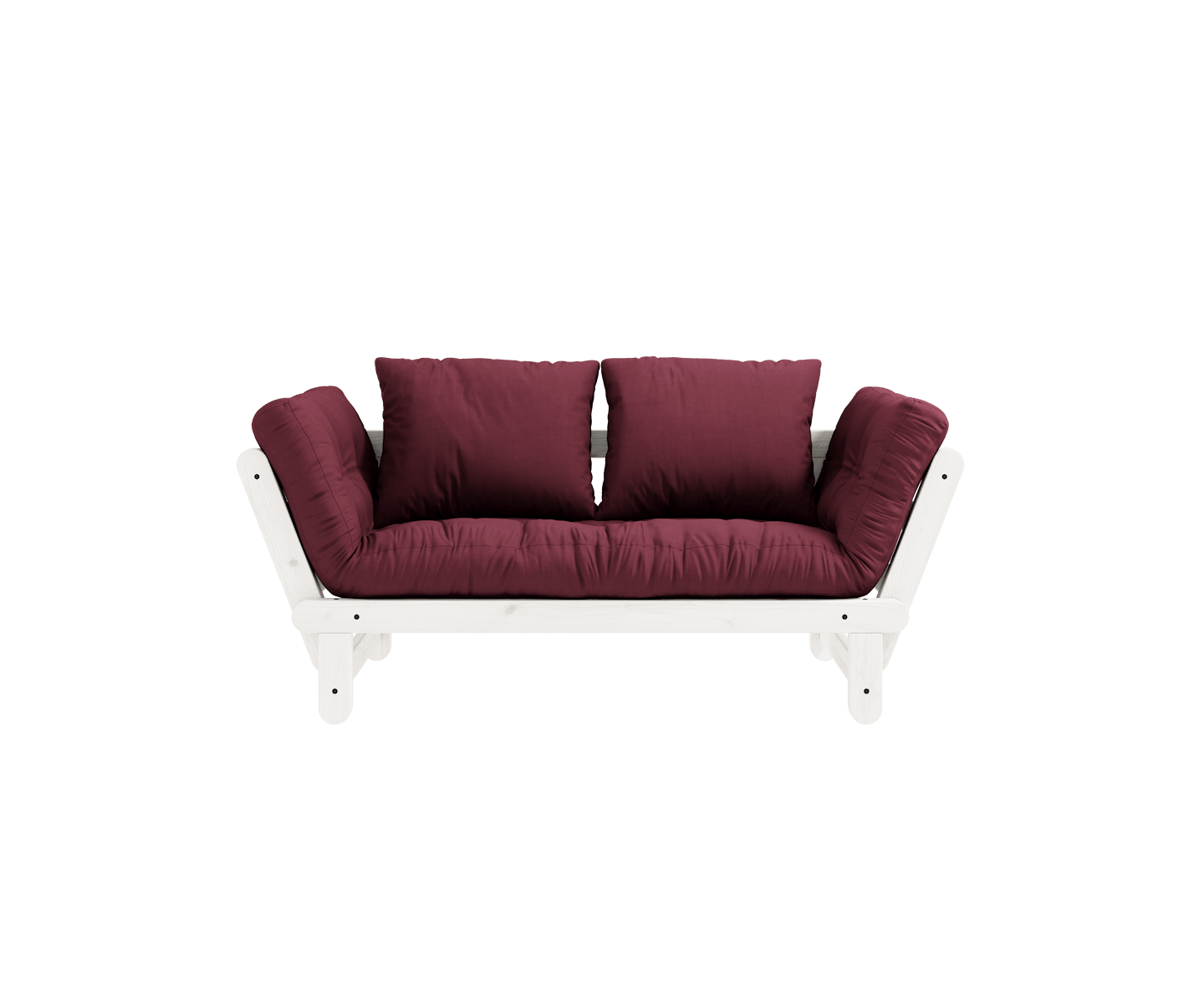 Karup Design Beat Bäddsoffa Vit/Bordeaux 200cm