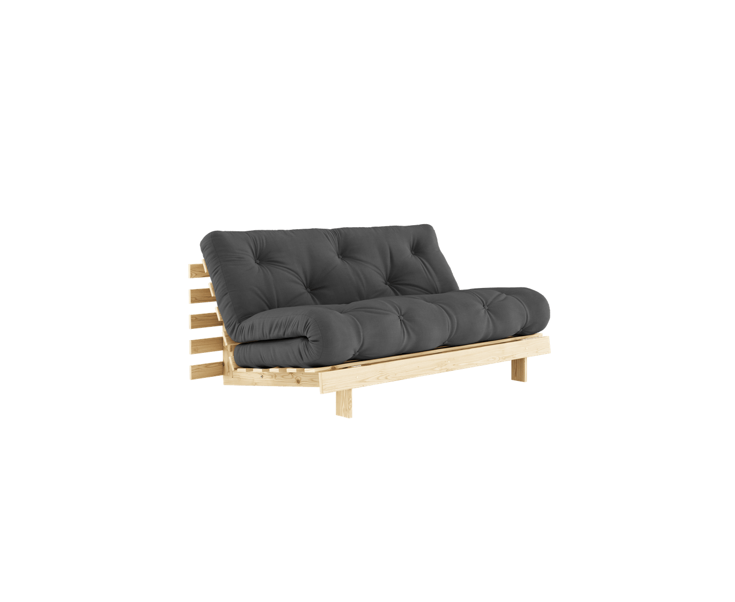 Karup Design Roots Schlafsofa Natur/Dunkelgrau 160cm