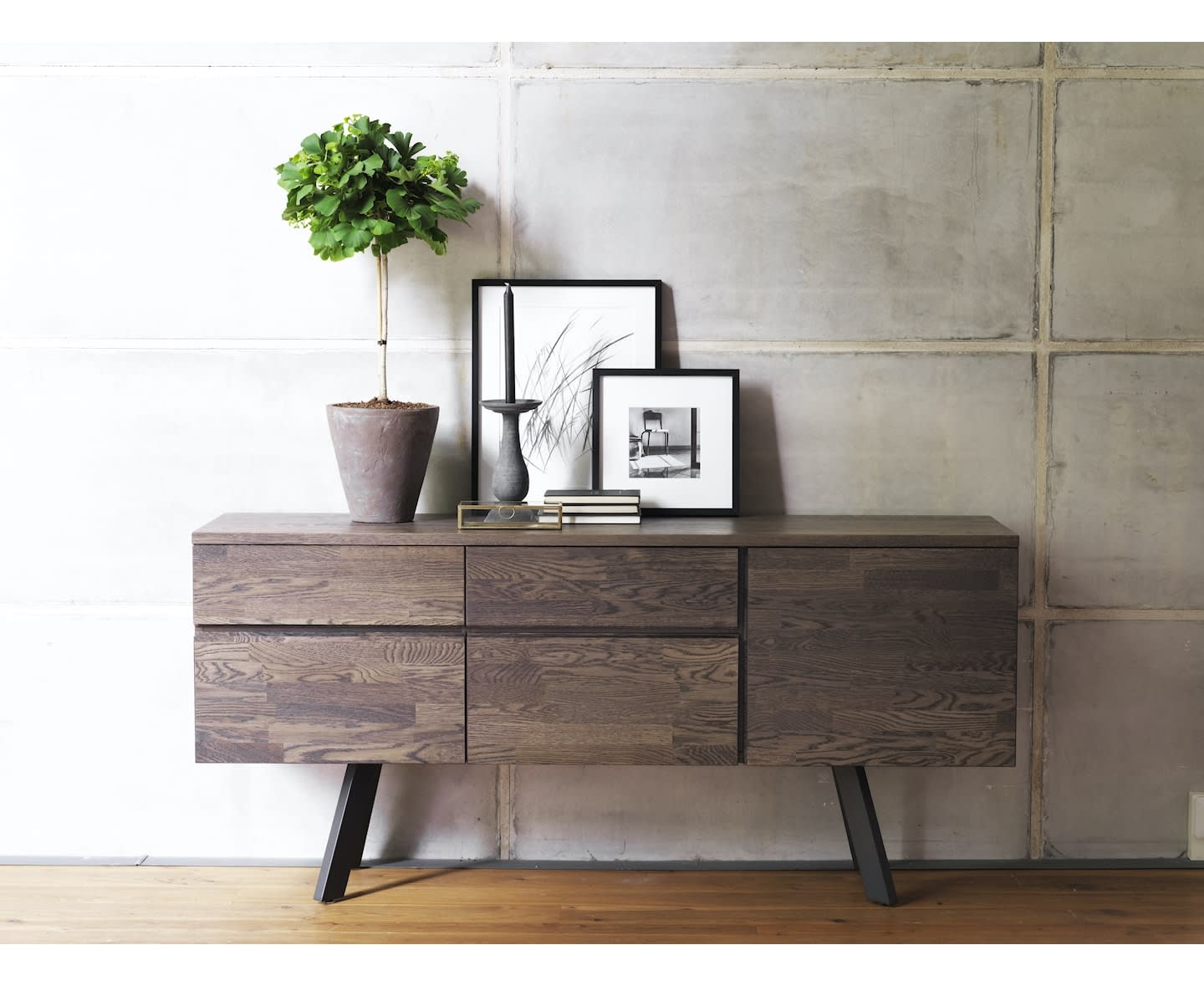 Rowico Home Fred Sideboard Dunkelbraun